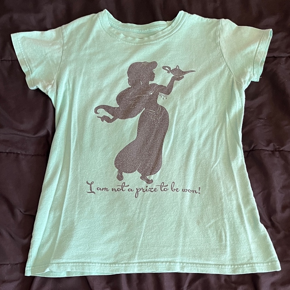 Disney Mint Green Jasmine Graphic Tee